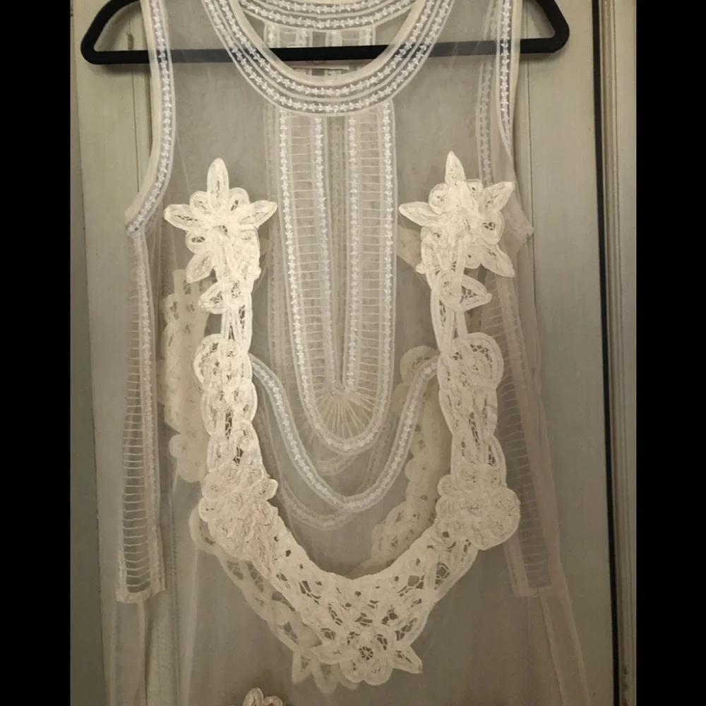 Candela X Free People Lace Mini Dress